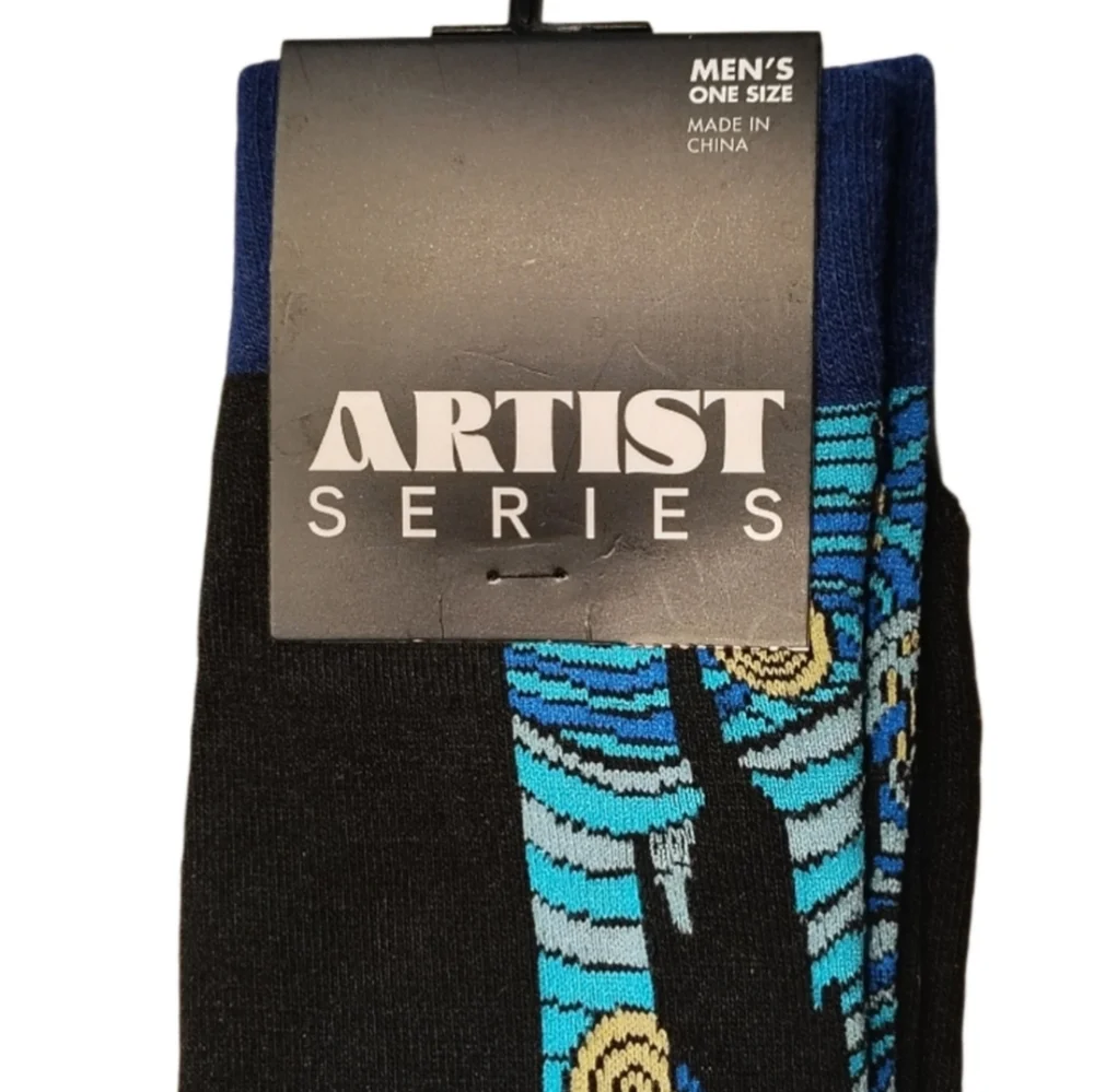 Starry Nights Van Gogh Casual Crew Socks Bundle And Save
